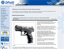 Tablet Screenshot of dpolgsh.datakontor.de